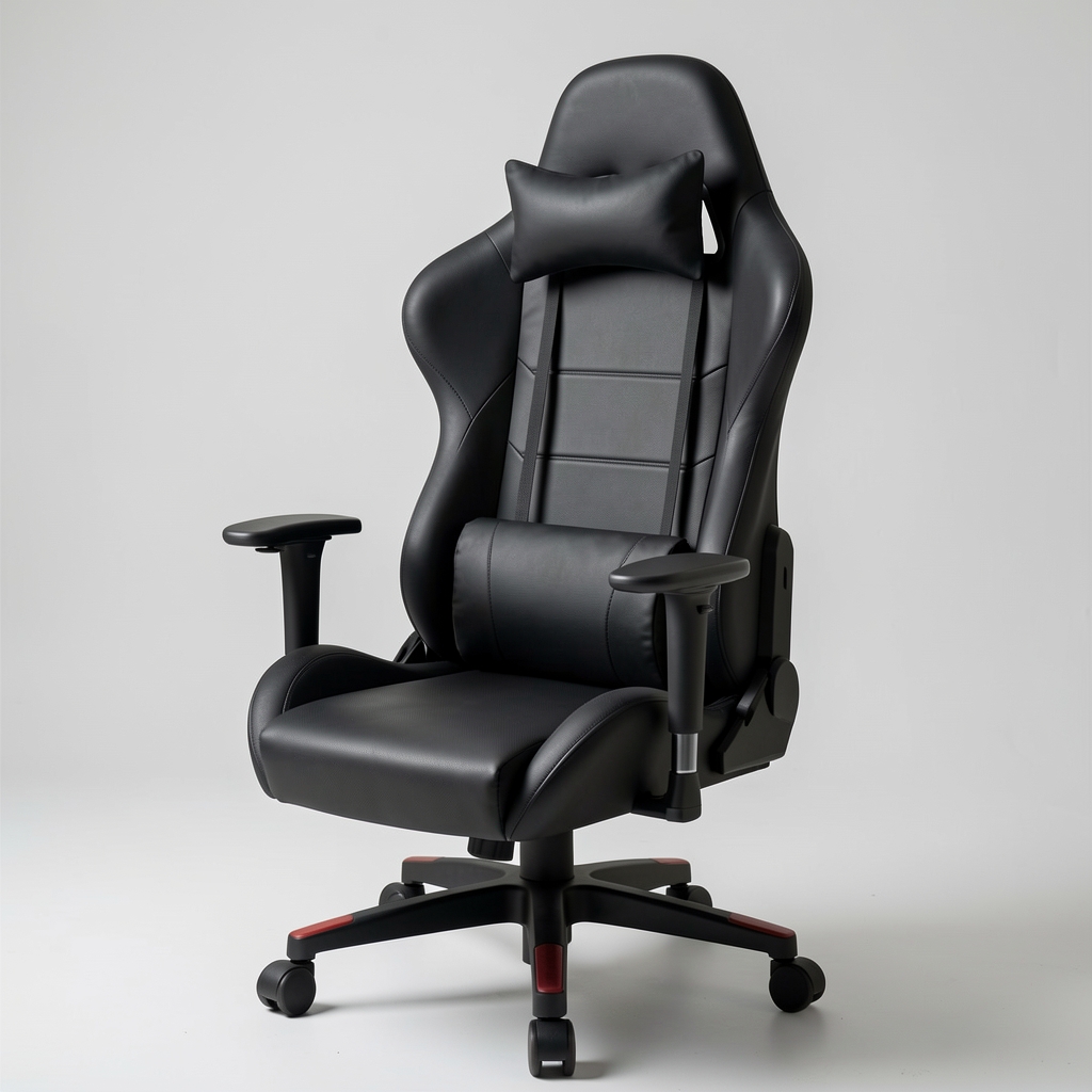 Secretlab Titan Evo 2022 crna stolica sa SoftWeave tkaninom i lumbalnim jastukom
